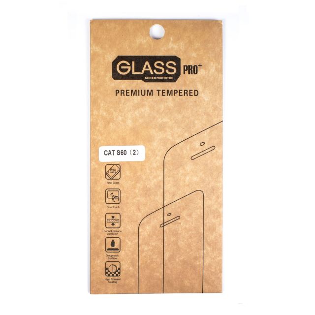 Panzerfolie Tempered Glass für Cat® S60 im 2er Pack